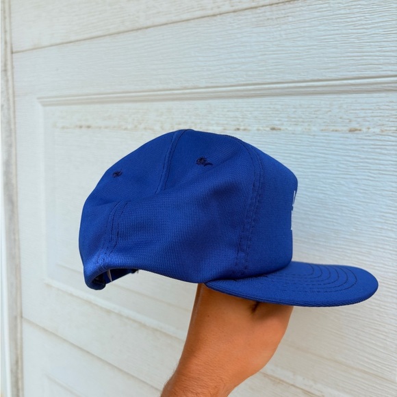 Vintage LABATT BLEU blue trucker hat snapback beer biere - Picture 3 of 6